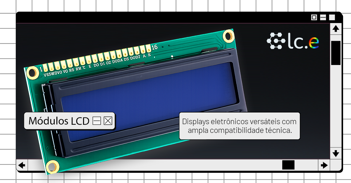 Imagem ilustrativa de solução LCD